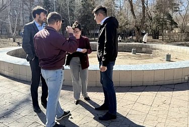 В Оренбурге начнут восстанавливать фонтан в сквере на улице Ткачева